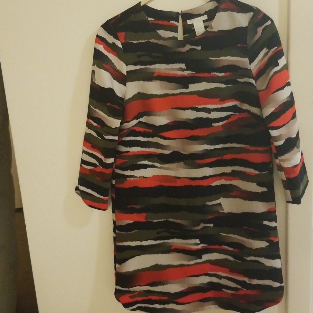 A line shift dress